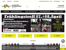 Tablet Screenshot of bekleidung-motorrad.de